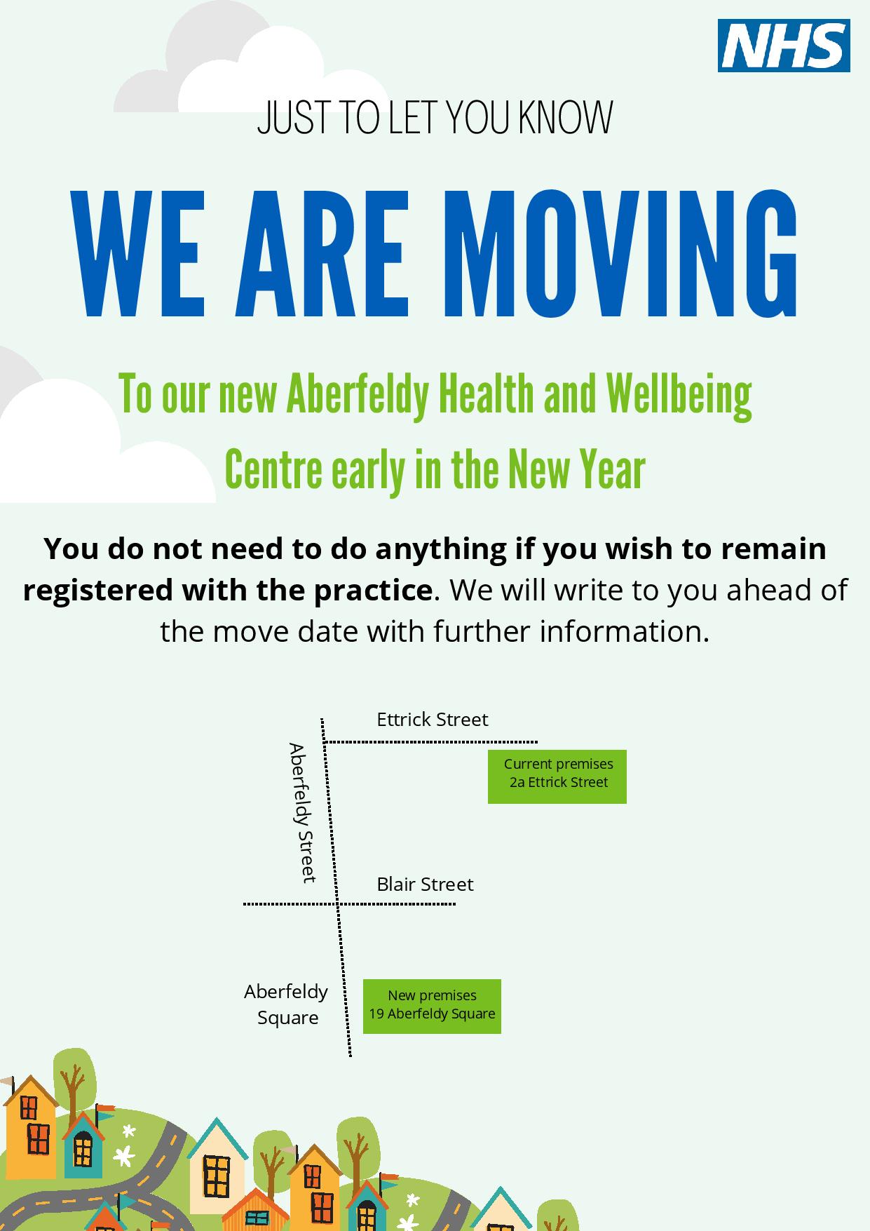 we are moving poster